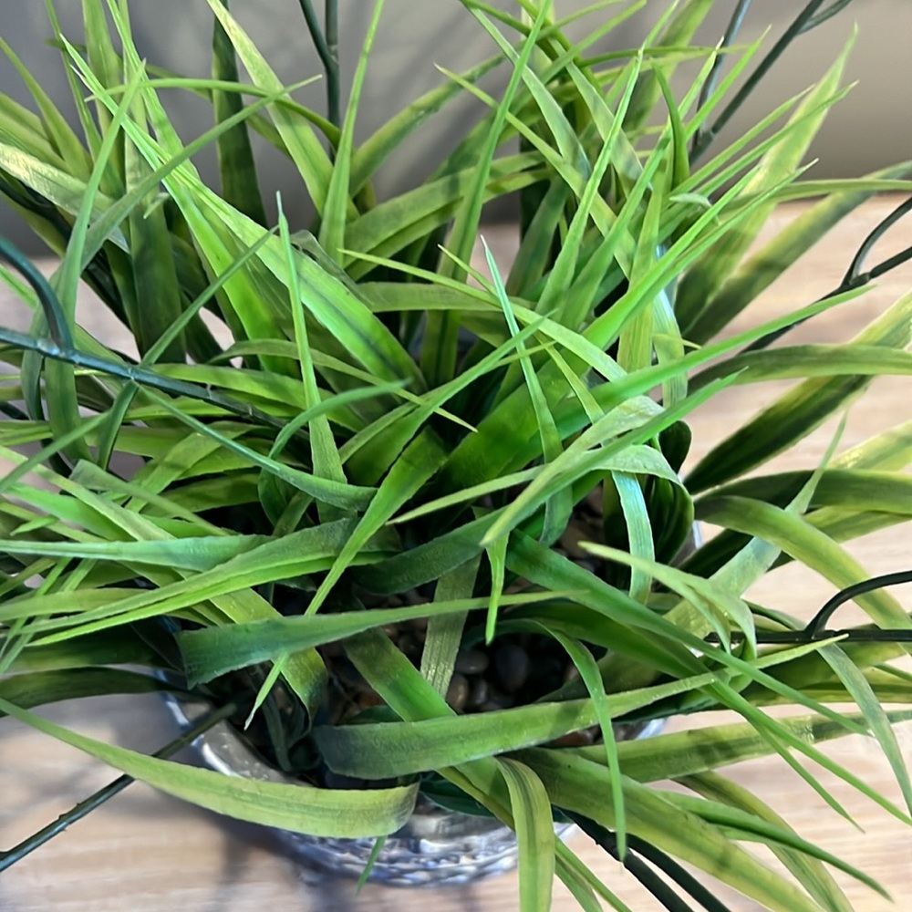 Purple Floral Arrangement in Textured Pot - Picture 6 of 6